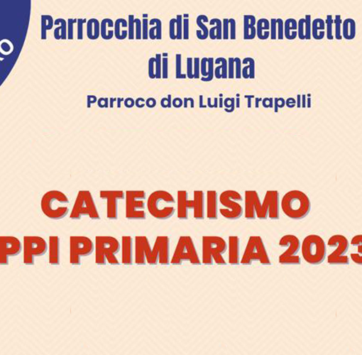 Catechismo Gruppi primaria 2023-24