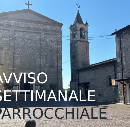 Avviso Settimanale Parrocchiale