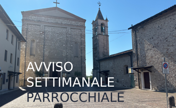 Avviso Settimanale Parrocchiale