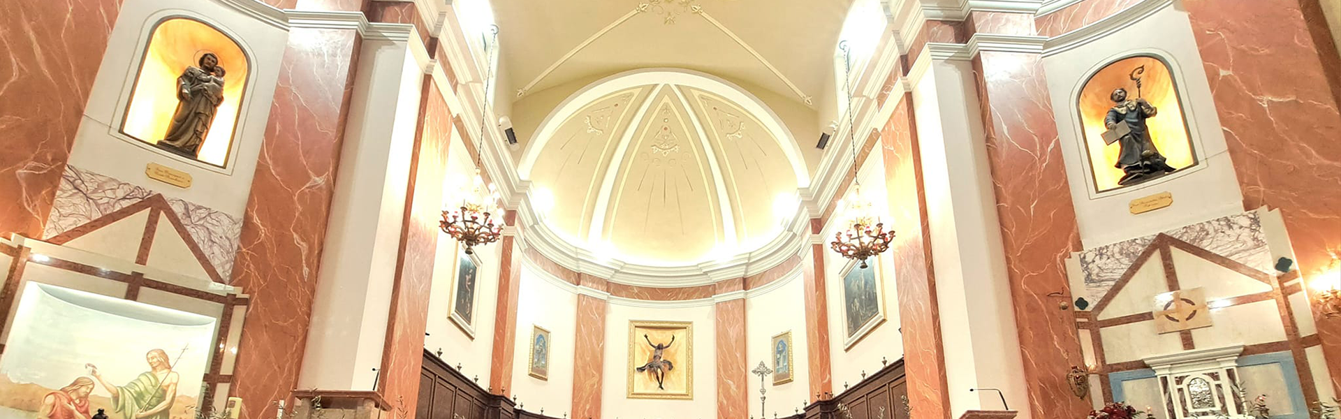 Interno della Parrocchia di San Benedetto di Lugana